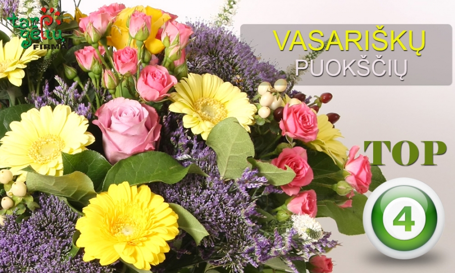 Vasariškų puokščių TOP 4